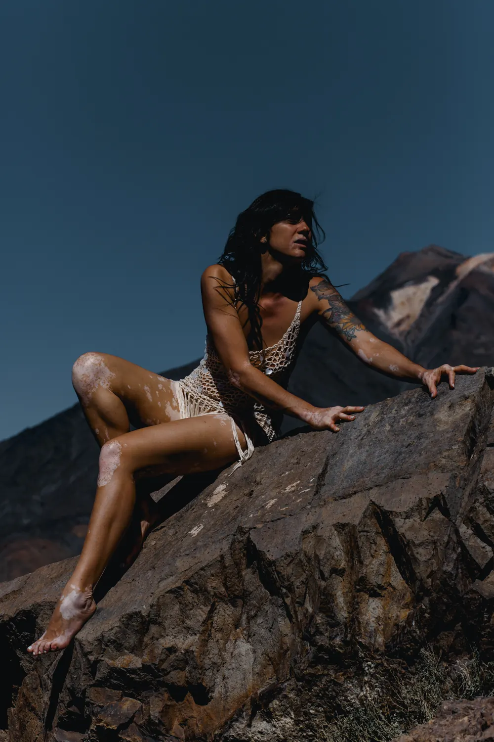 Lilien Elias en el Teide